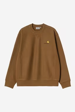 Carhartt Wip American Script Sweatshirt Hamilton Brown