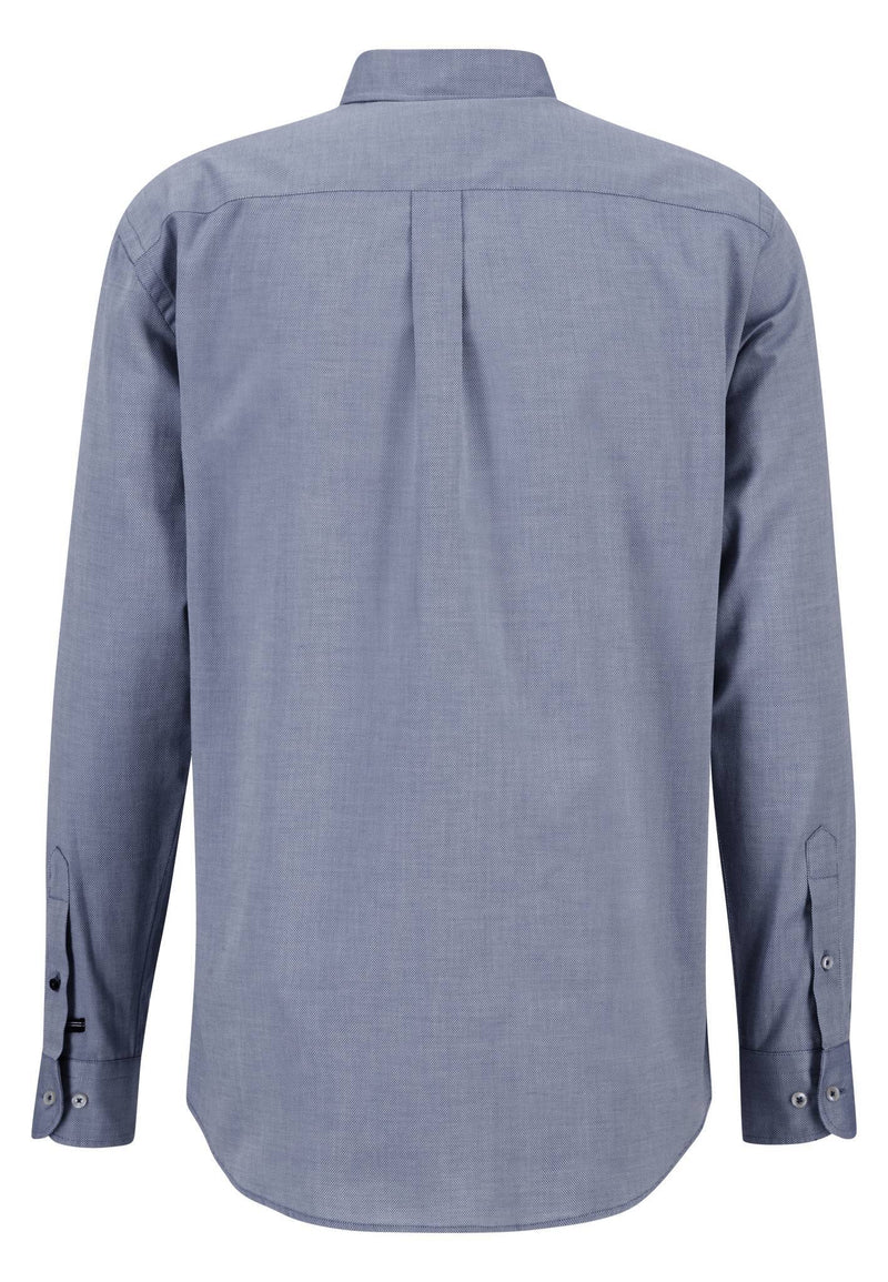 Fynch Hatton Long Sleeve Button Down Collar Shirt