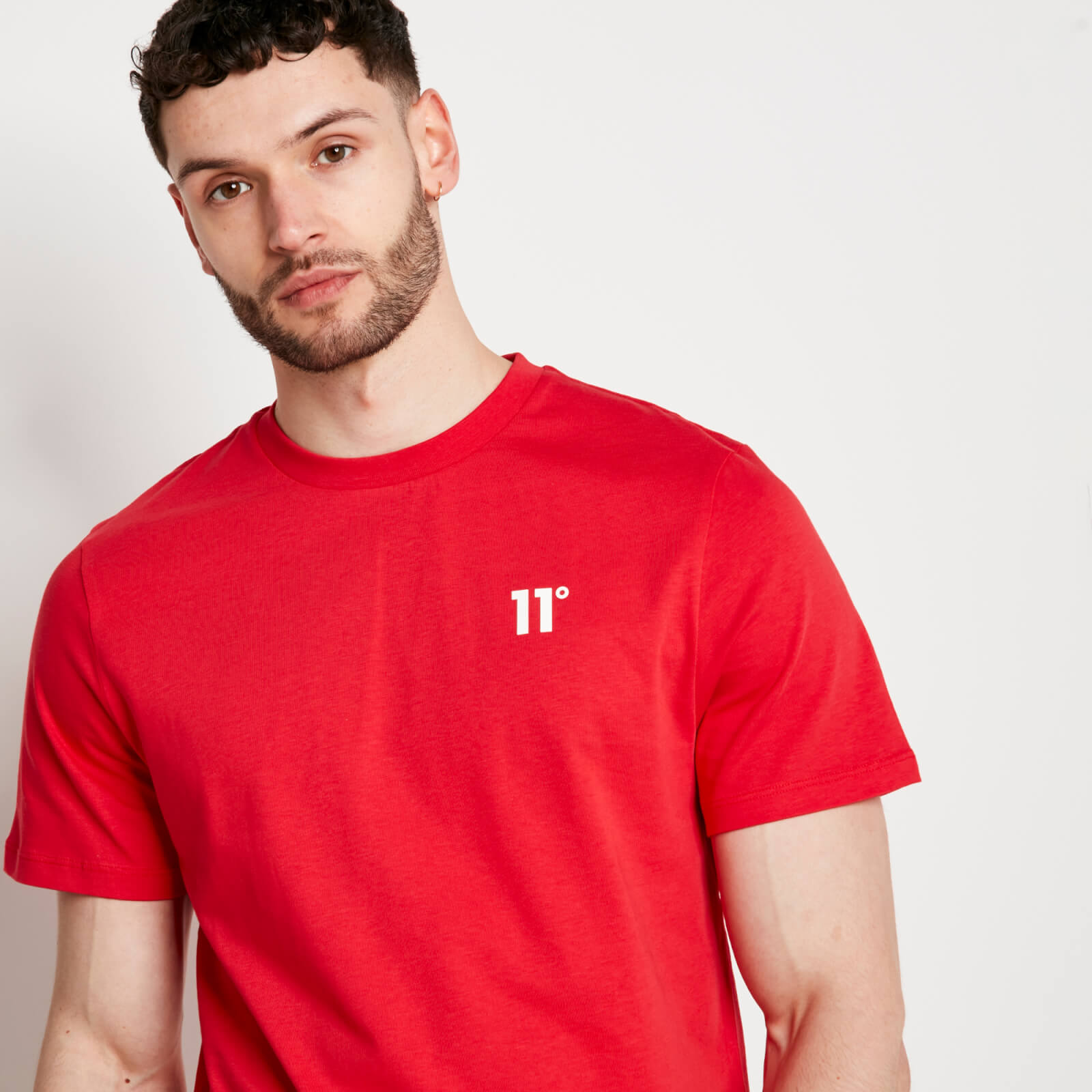 11 Degrees Muscle Fit T-Shirt – Goji Berry Red