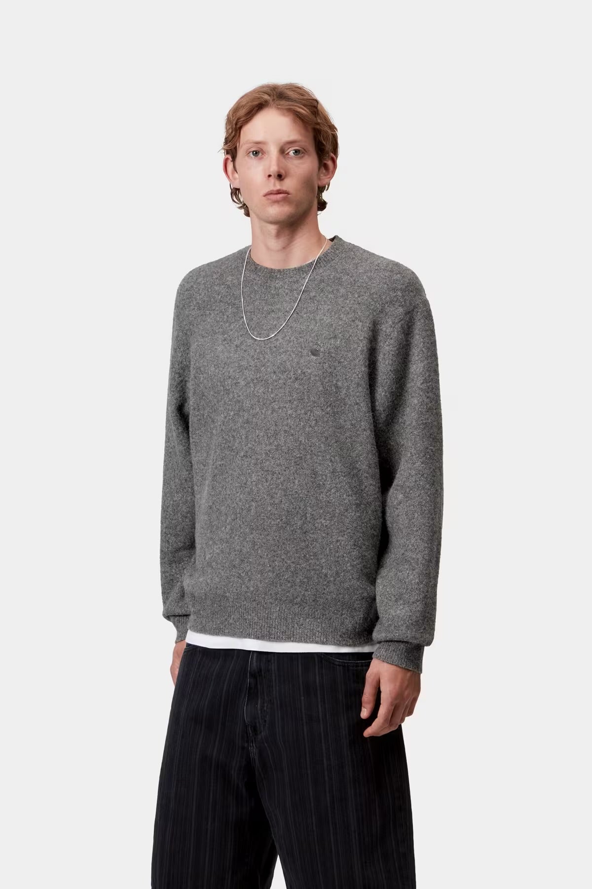 Carhartt Wip Curtis Sweater Graphite Grey