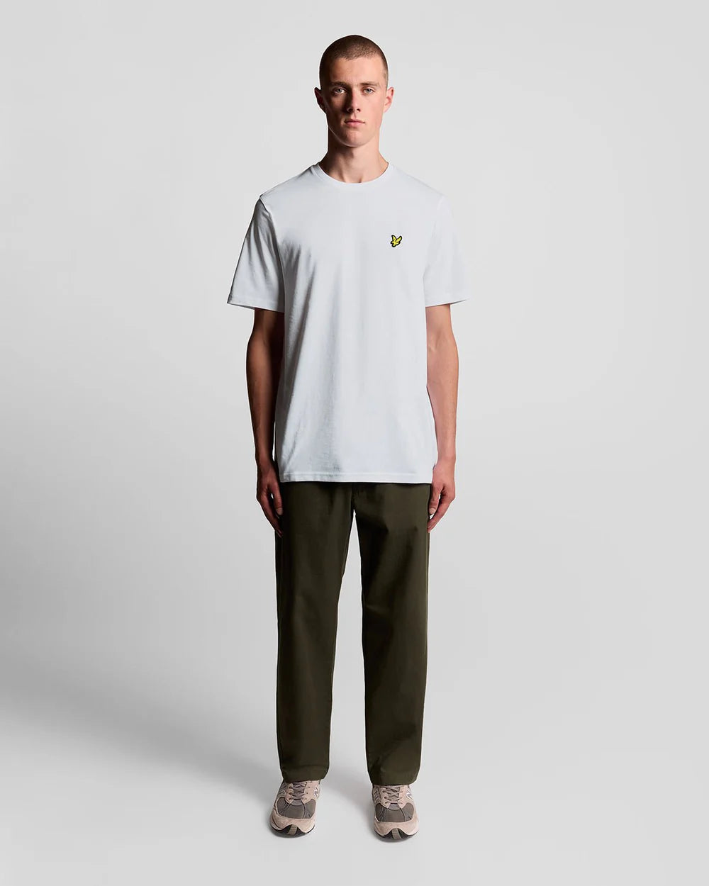 Lyle & Scott Cotton Crew Neck T-Shirt White