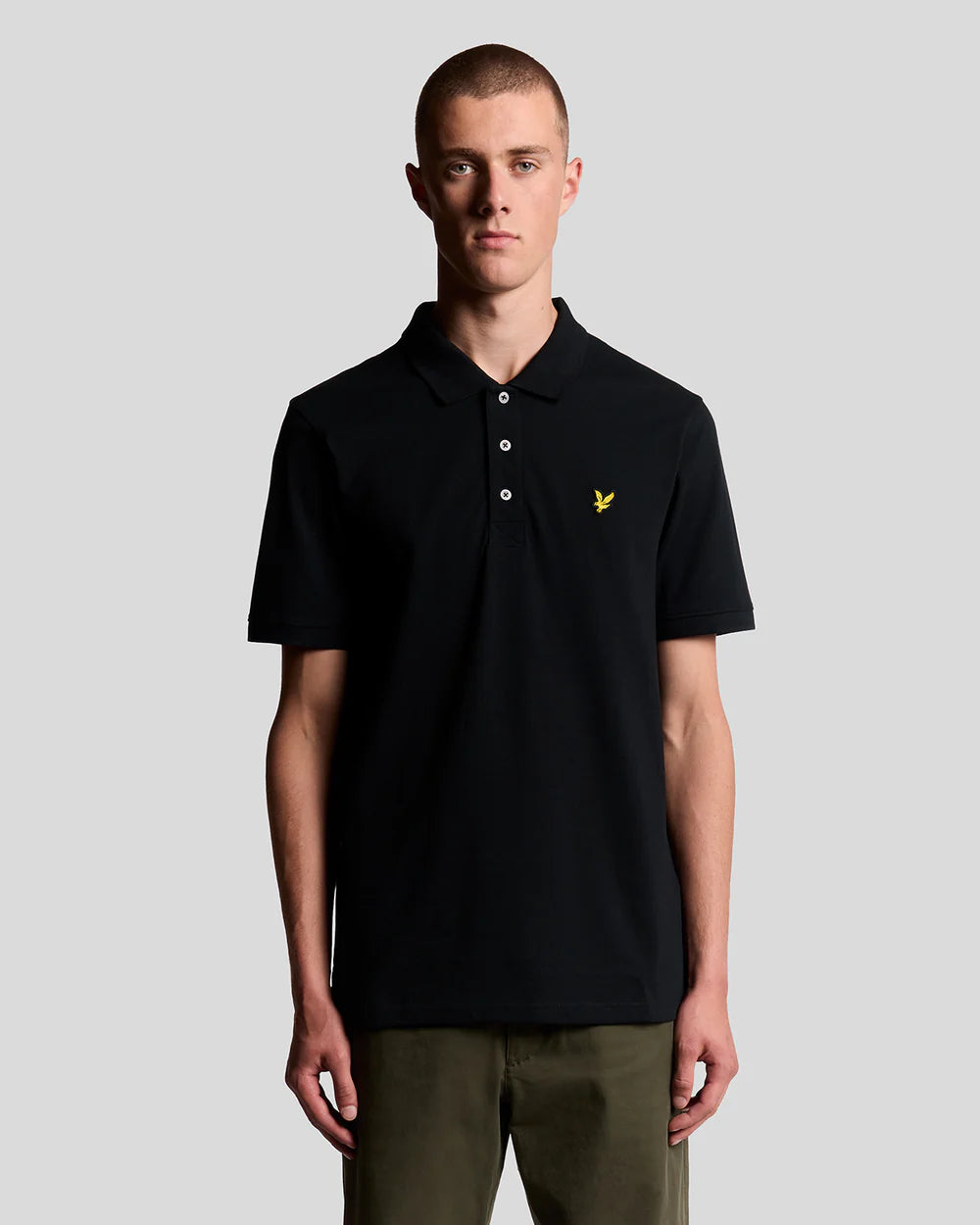 Lyle & Scott Cotton Polo Shirt Black