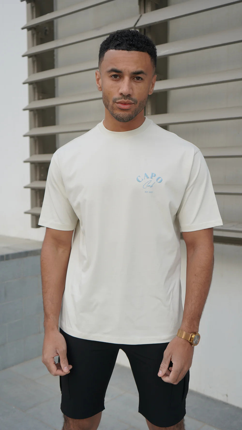 CAPO BEACH CLUB T-SHIRT ECRU