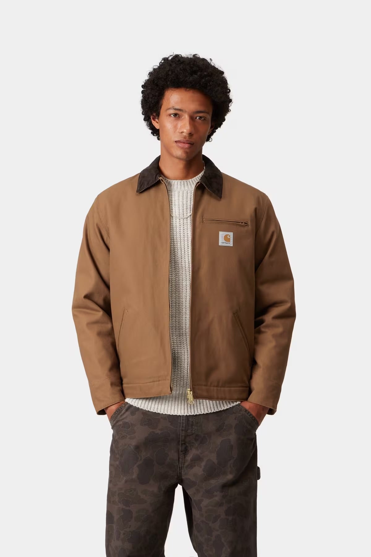 Carhartt wip Detroit jacket Hamilton Brown