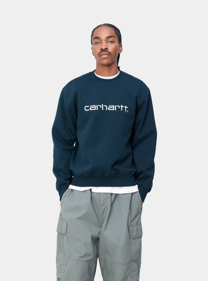 Carhartt Sweatshirt Squid Blue