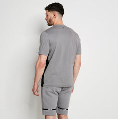 11 Degrees Taped T-Shirt – Shadow Grey/Black