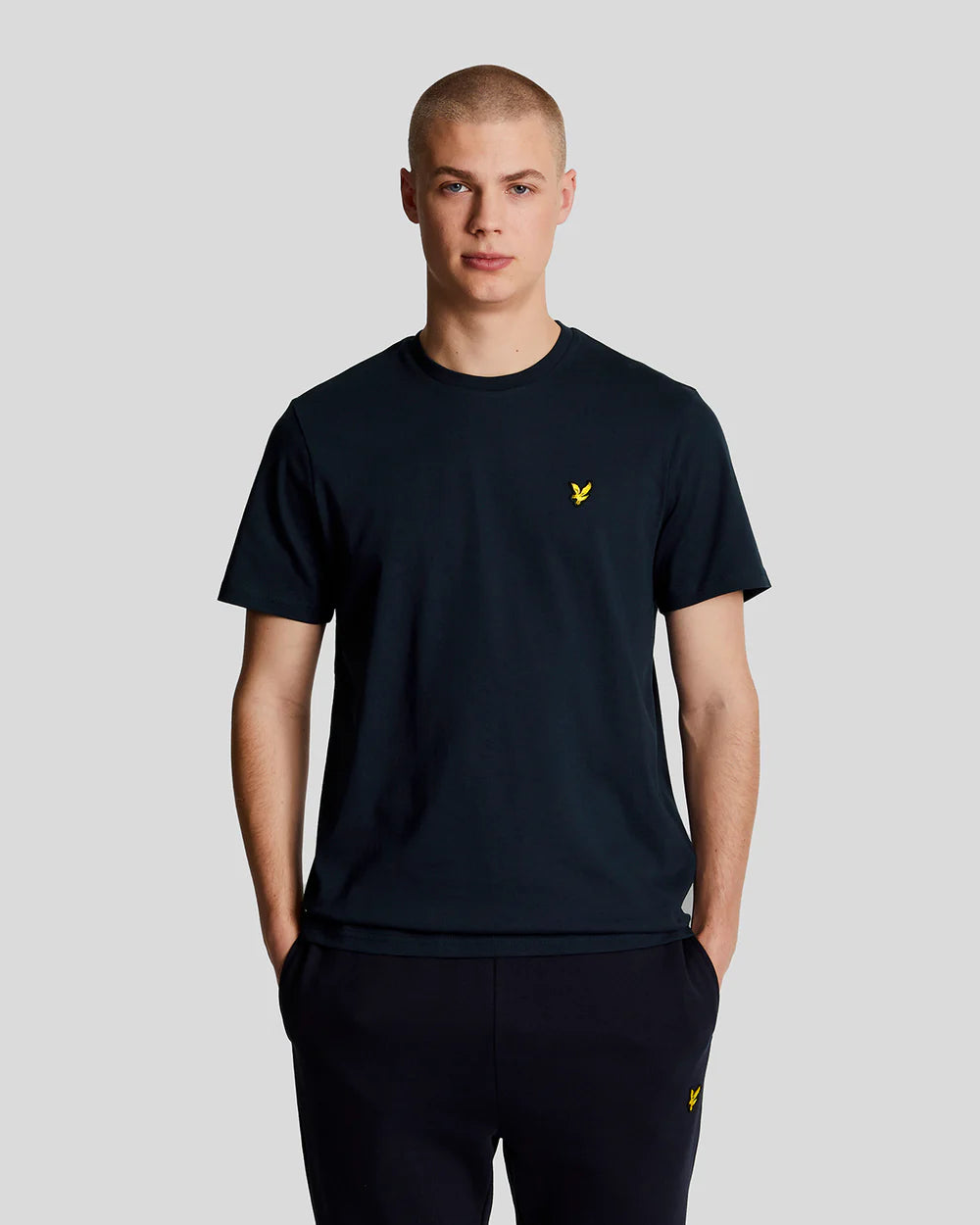 Lyle & Scott Cotton Crew Neck T-Shirt Black