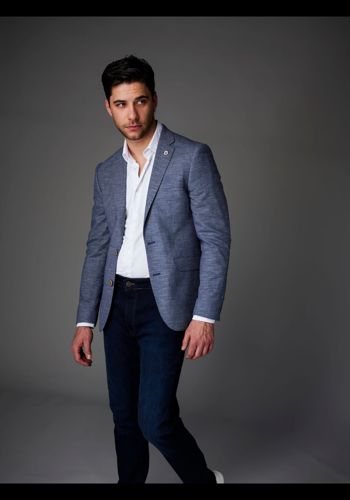 White Lable Blazer  Blue