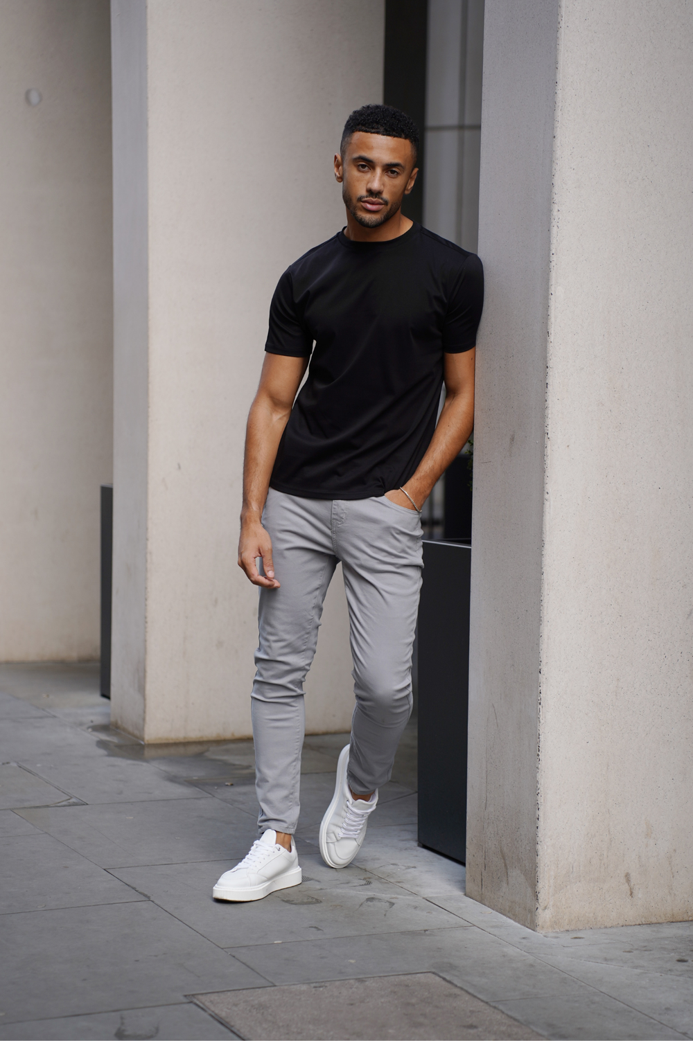 Capo Mercerised T-Shirt - Black