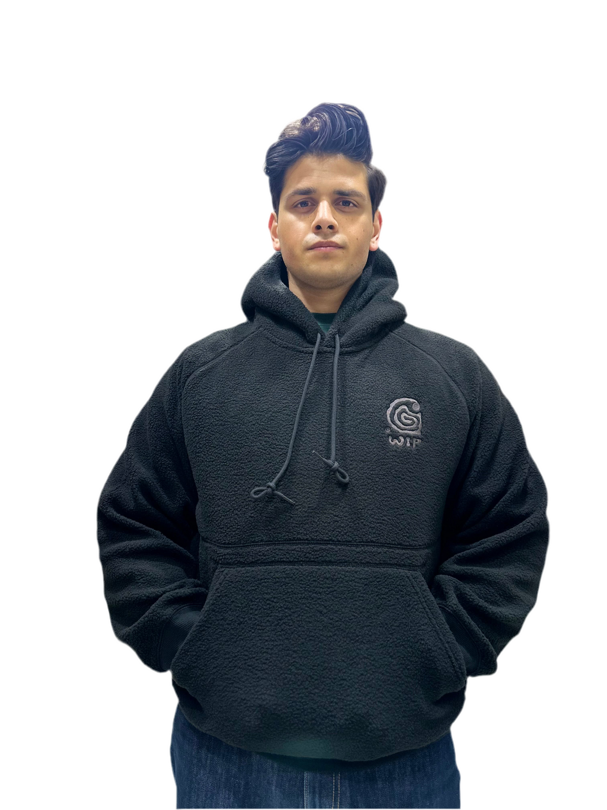 Carhartt Wip Hooded Helix Sweatshirt Black (fleece)￼