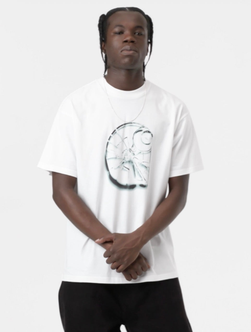 Carhartt Wip S/S Shattered T-Shirt Loose fit white