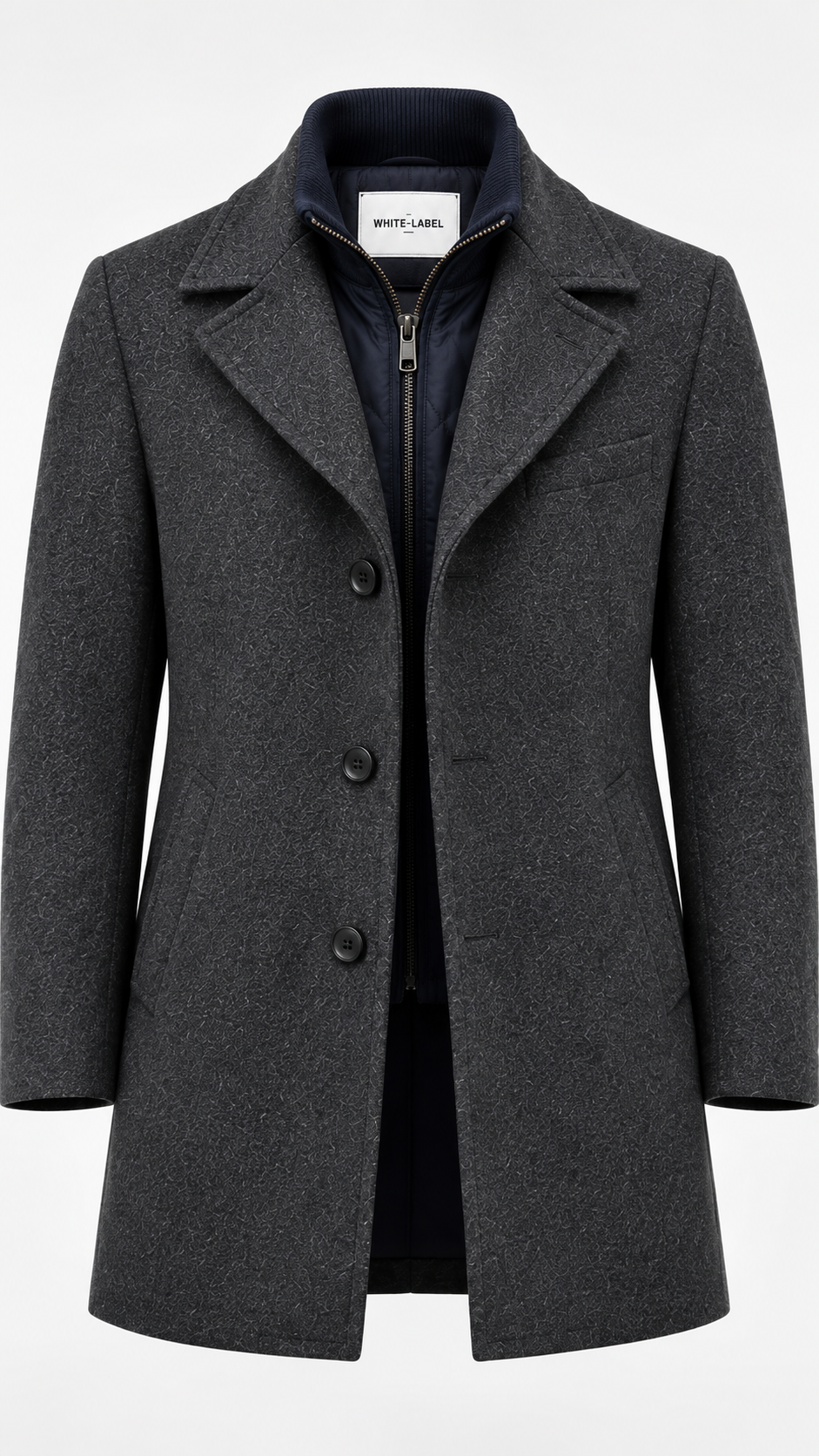White Lable Dark Green Coat