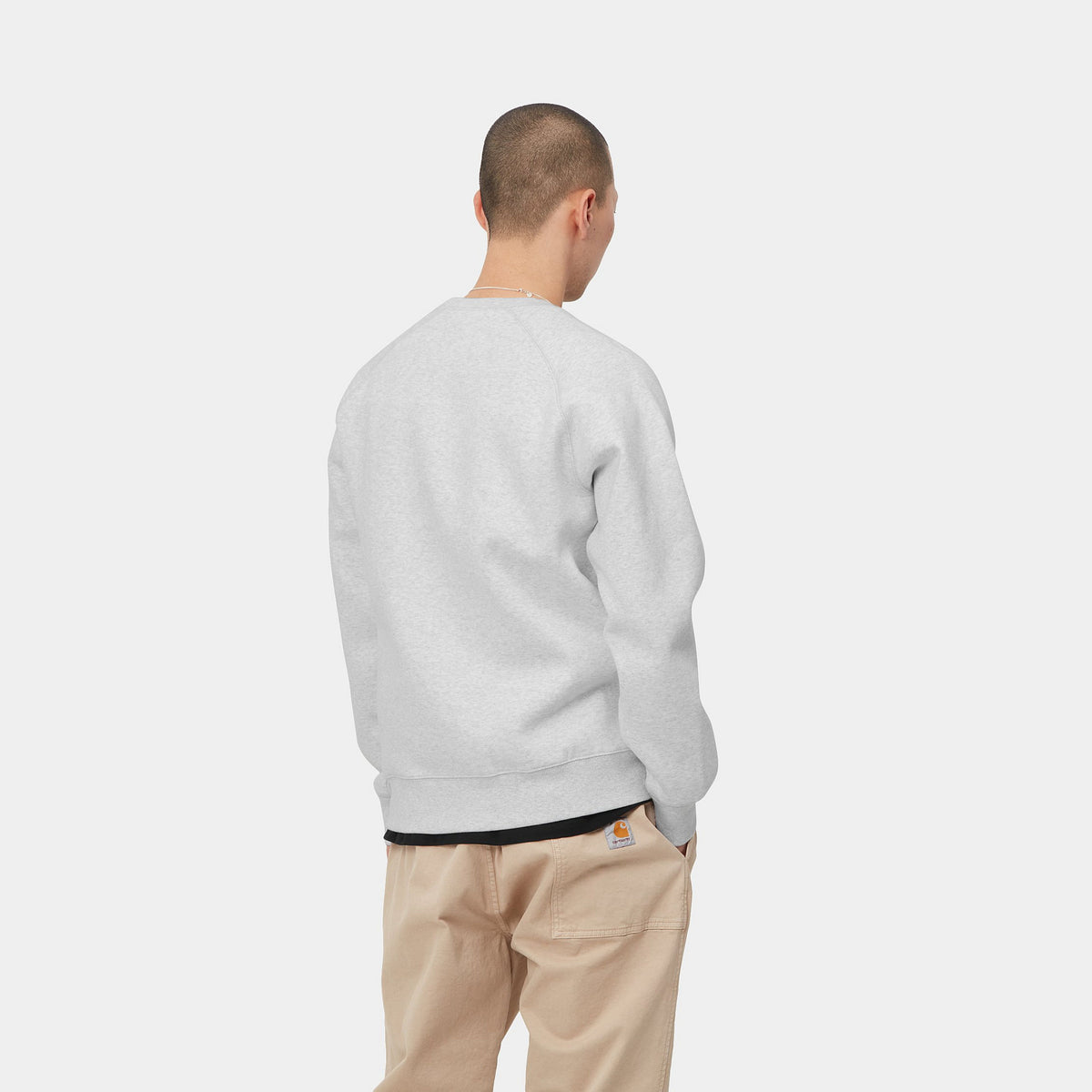 Carhartt WIP Chase sweat Ash heather