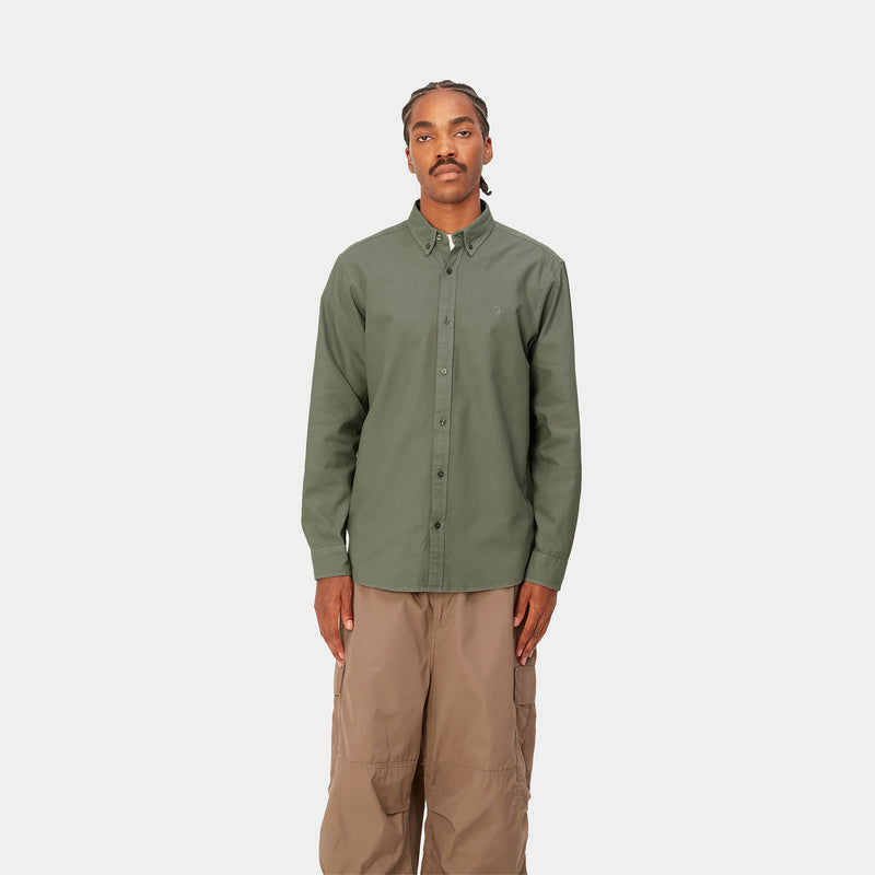 Carhartt WIP LS Bolton Shirt Smoke Green