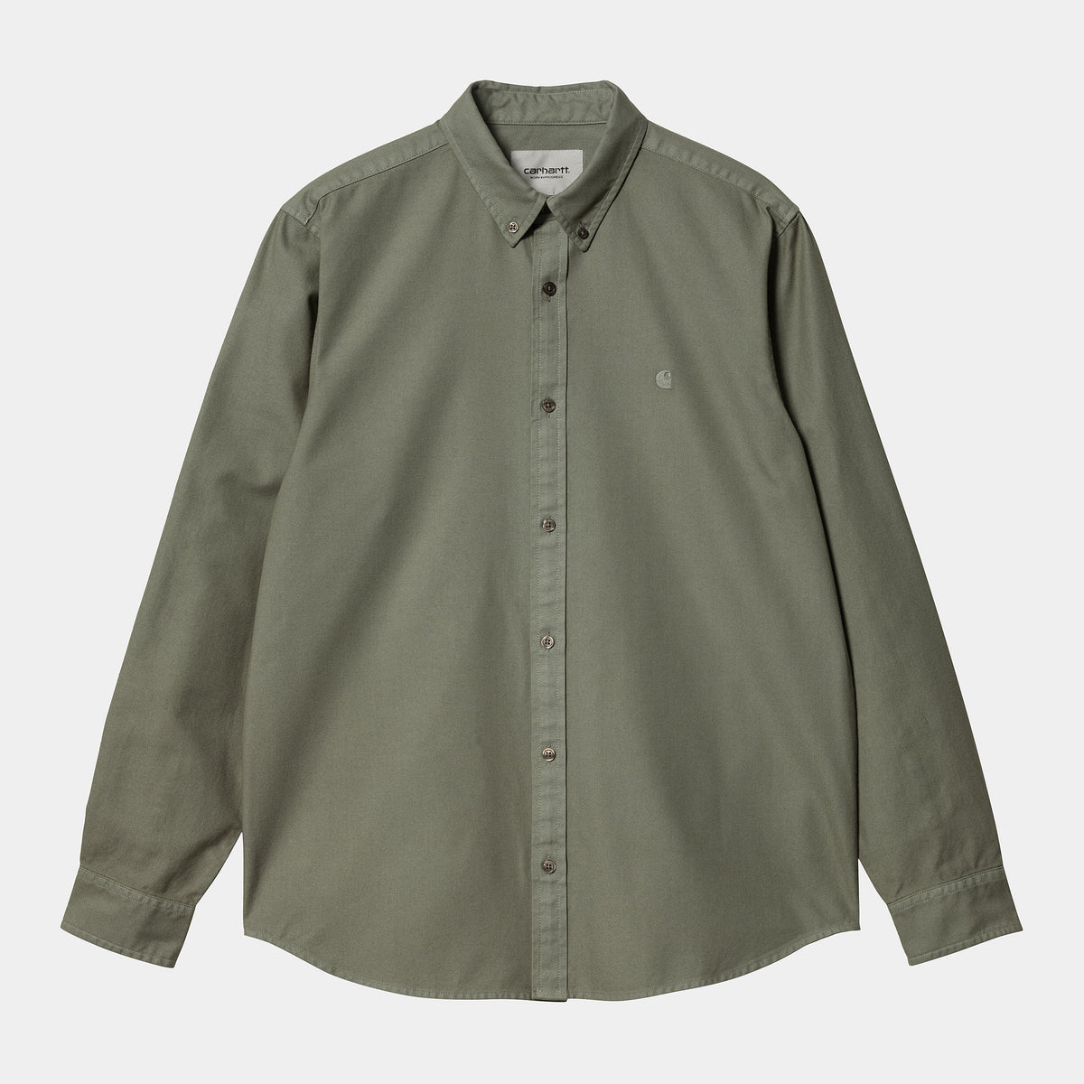 Carhartt WIP LS Bolton Shirt Smoke Green