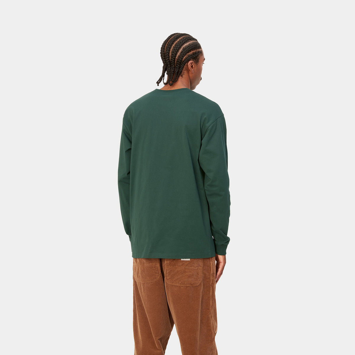 Carhartt WIP LS Chase T-shirt Discovery Green