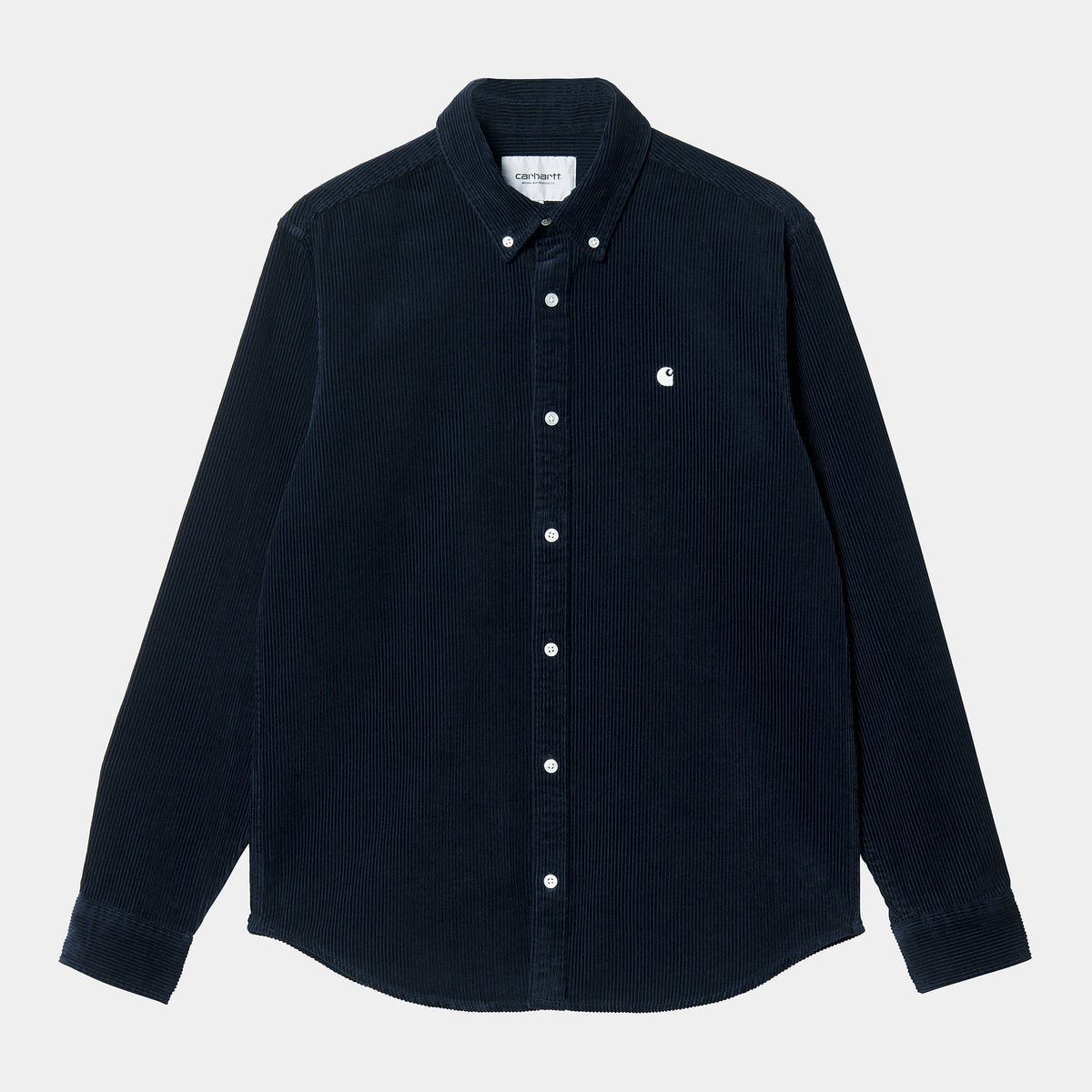 Carhartt WIP LS Madison Cord Shirt Dark Navy