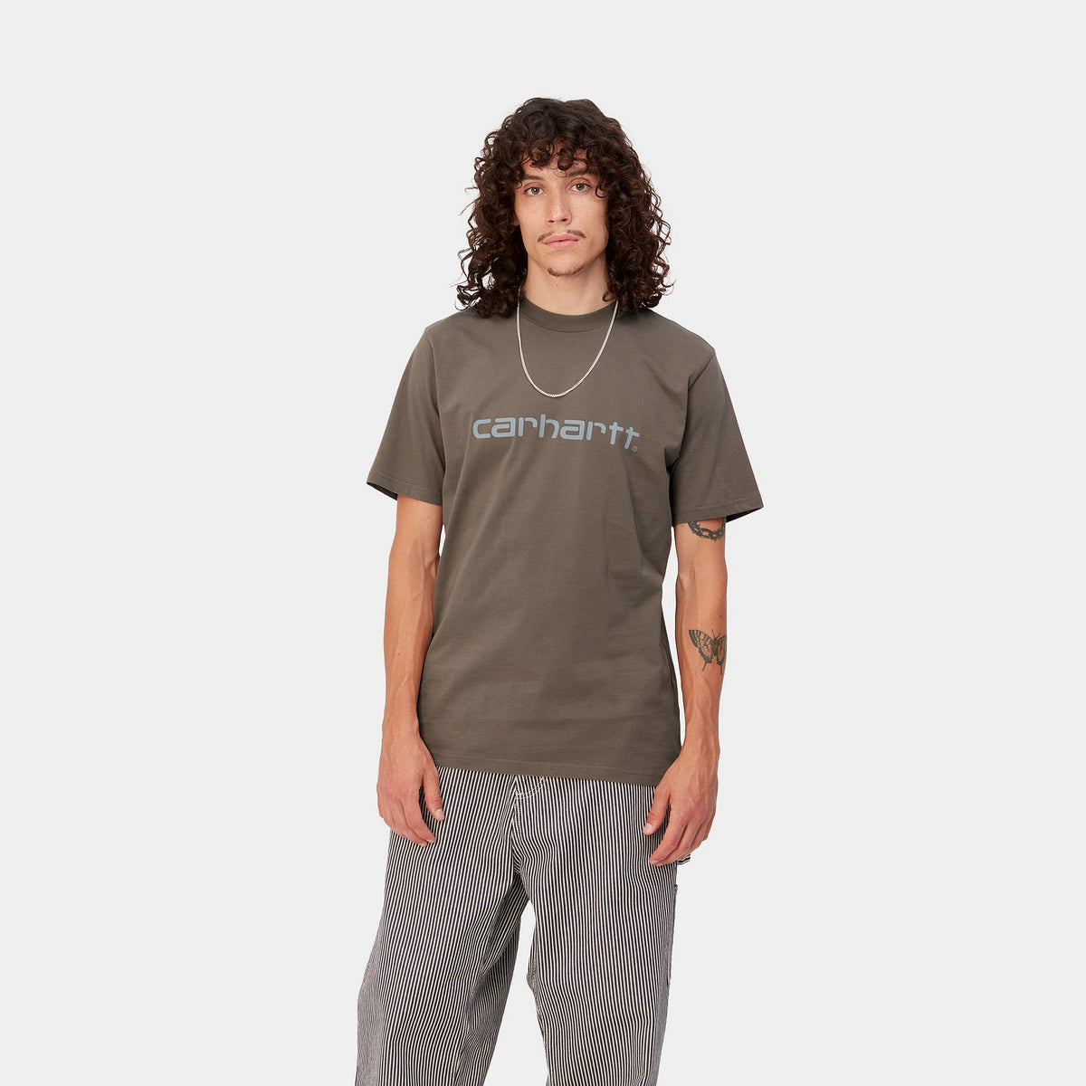 Carhartt WIP SS Script T-shirt Barista Mirror