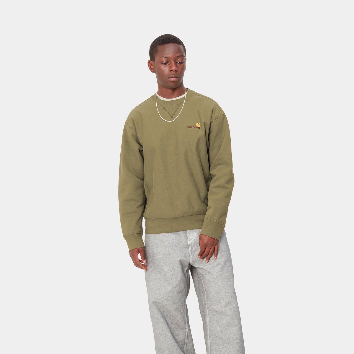 Carhartt wip American Script Sweat Larch
