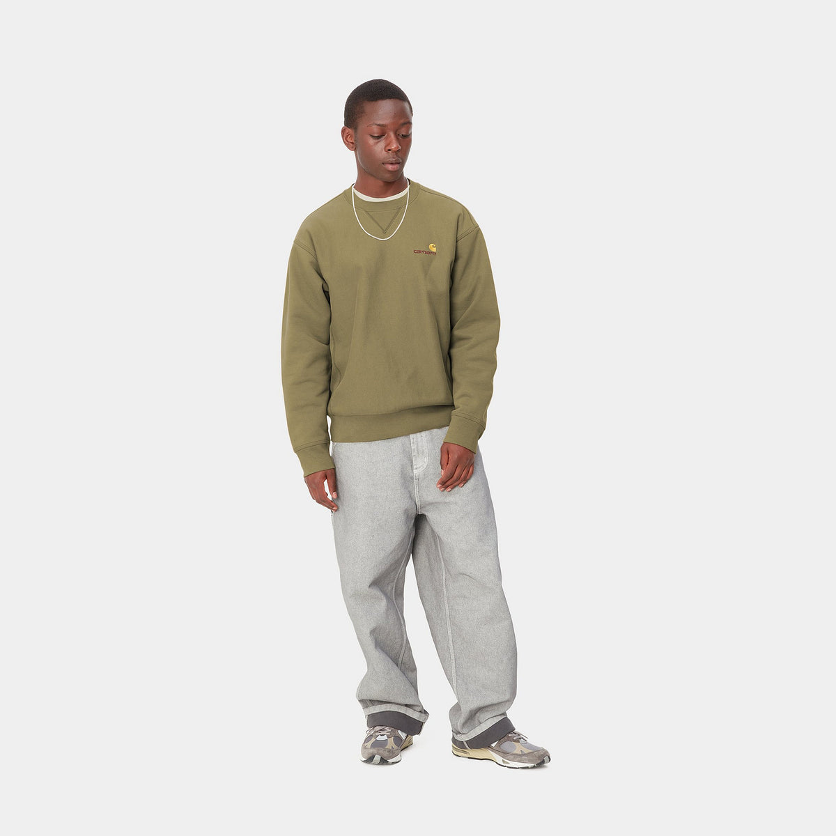 Carhartt wip American Script Sweat Larch