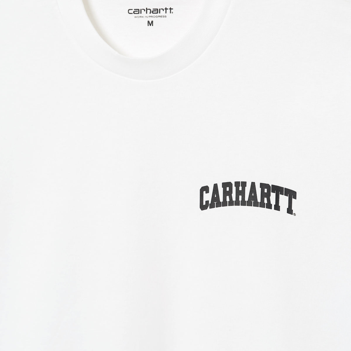 Carhartt wip SS University Script T-Shirt white black