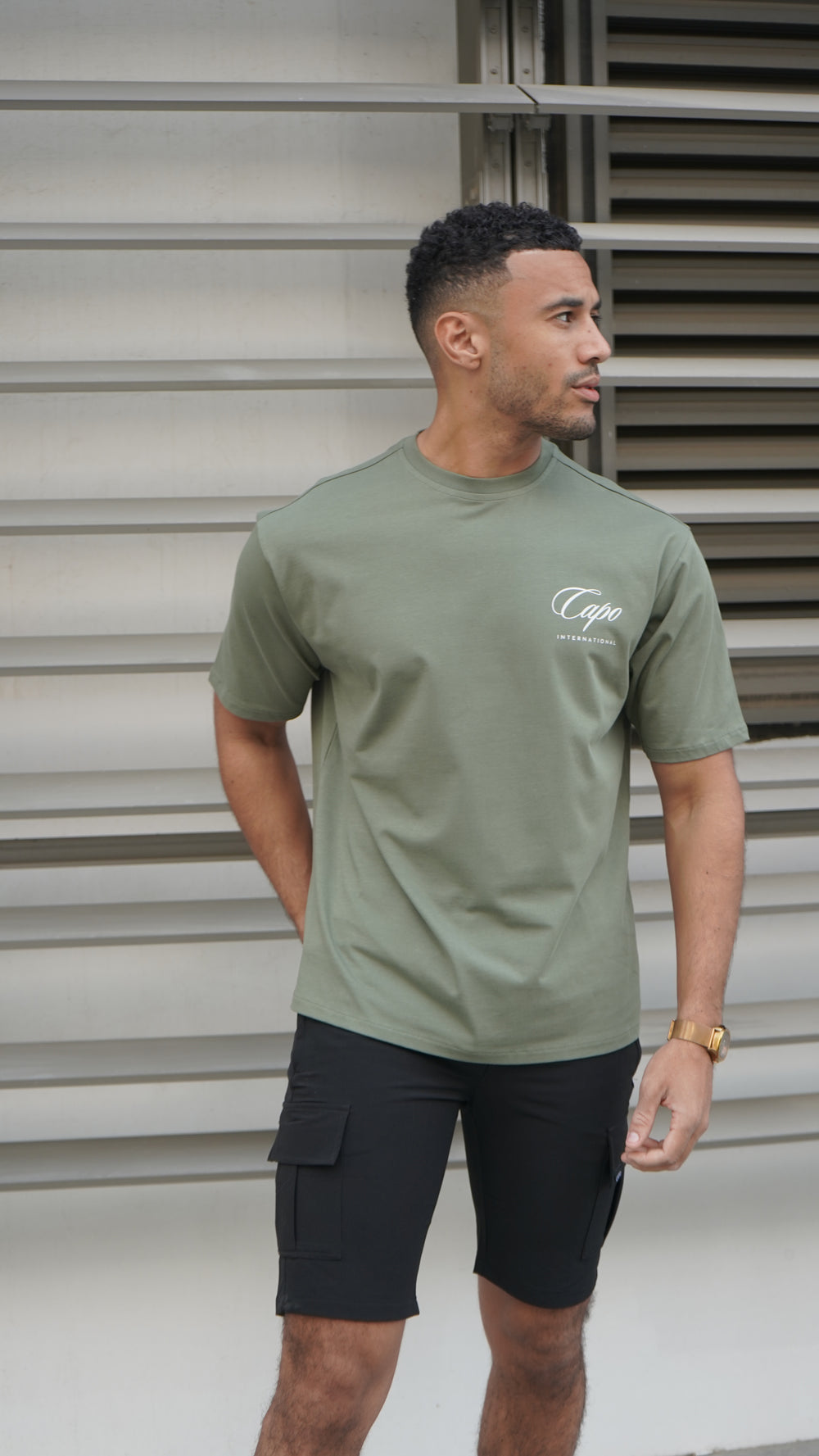 Capo International T-Shirt (olive green)