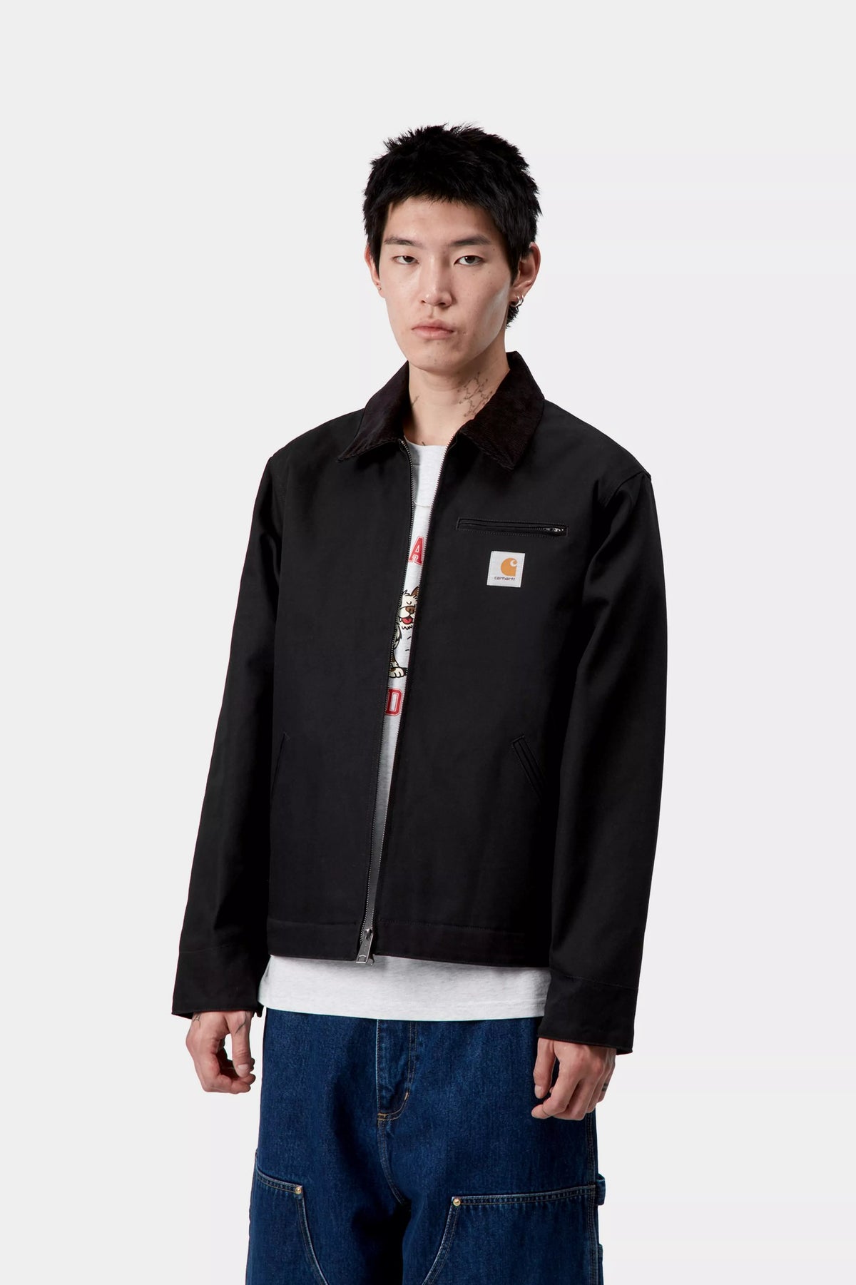 Carhartt WIP Detroit (winter)Jacket Black Rigid