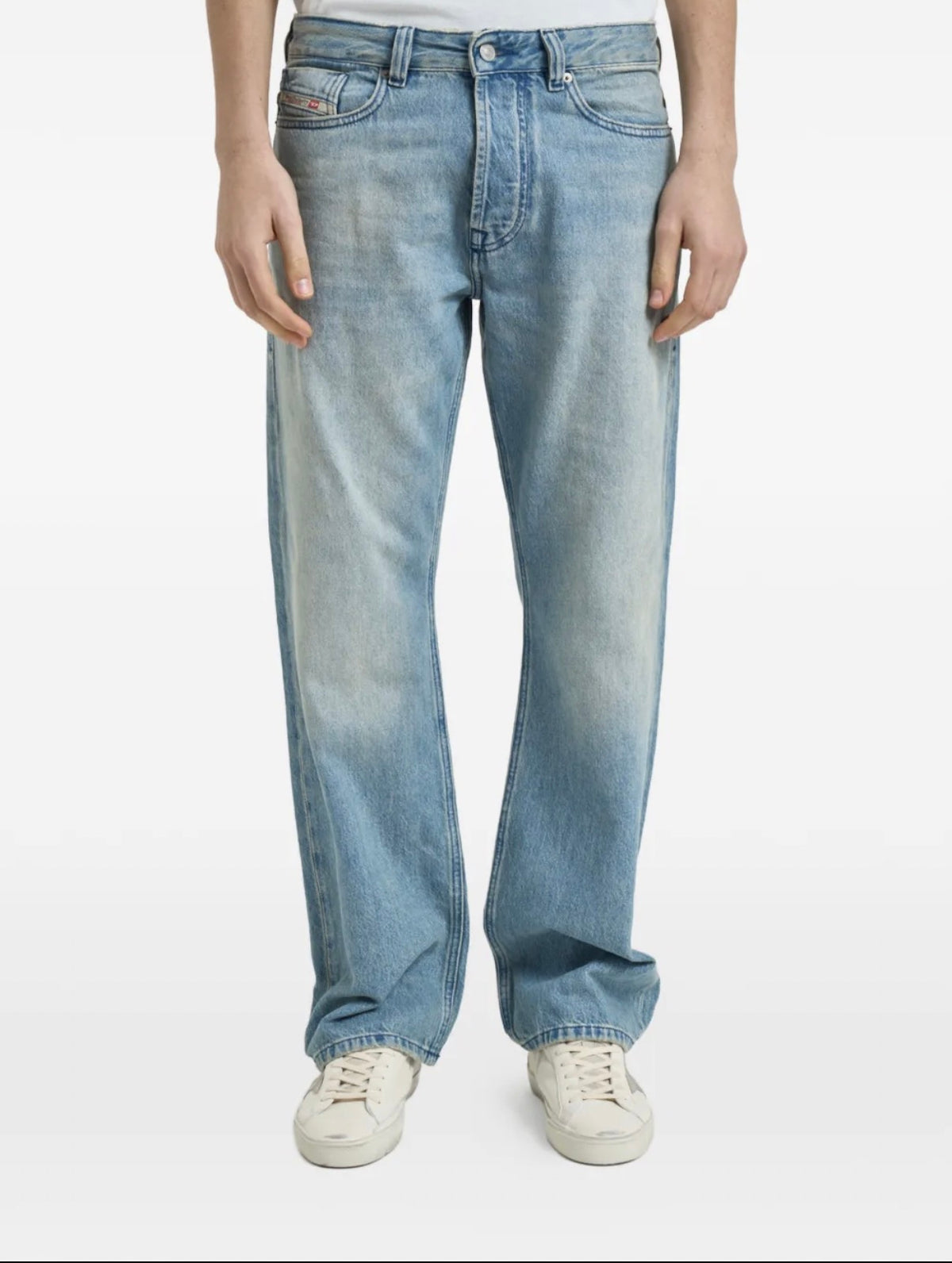 DIESEL DEEPER LOSE FIT light Stone Wash OK88Z