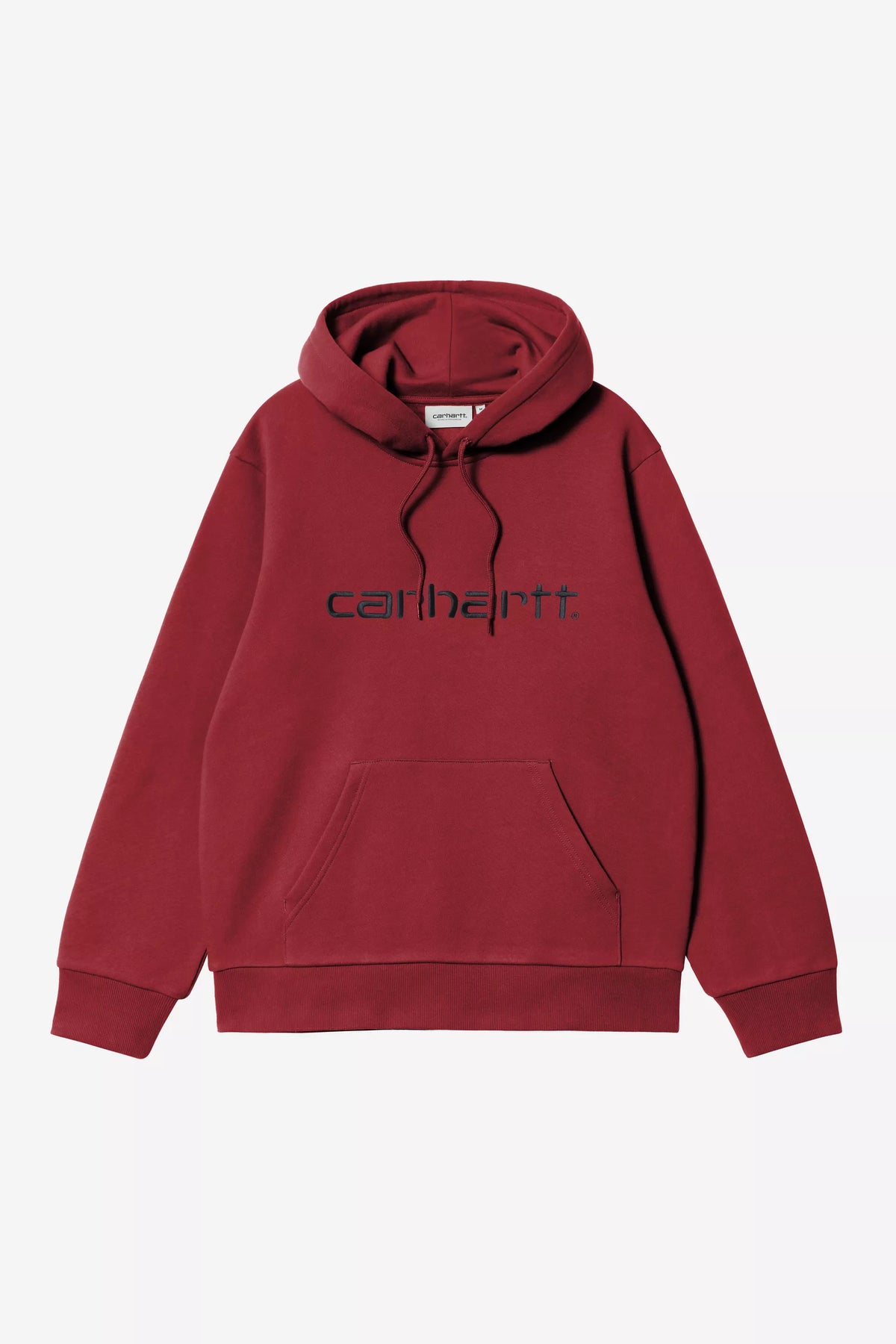 carhartt wip Logo hooded sweatshirt colorScarlet / Graphite