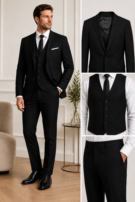 House of U Black Suit