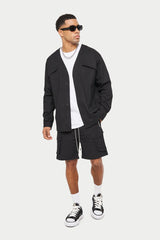 The Couture Club panelled cargo shorts