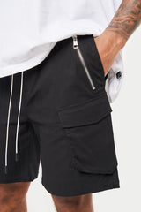 The Couture Club panelled cargo shorts