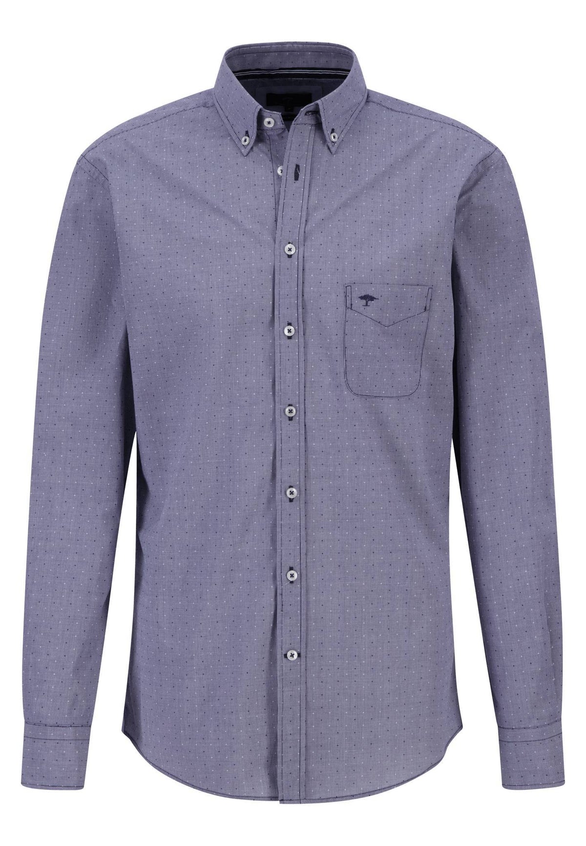Fynch Hatton Premium Blue Long Sleeve Shirt