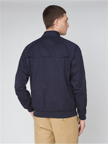 Signature Navy Blue Harrington Jacket