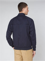 Signature Navy Blue Harrington Jacket
