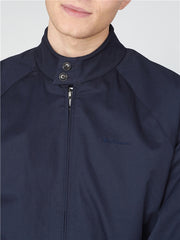 Signature Navy Blue Harrington Jacket