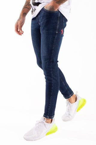 11 Degrees Super Stretch Skinny Jeans - Indigo Blue