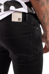 11 Degrees Super Stretch Skinny Jeans - Jet Black