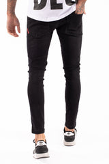 11 Degrees Super Stretch Skinny Jeans - Jet Black