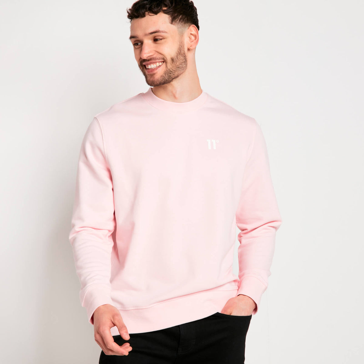 11 Degrees CORE Sweatshirt – Light Pink
