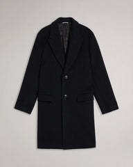 Ted Baker Wool Single Breasted Overcoat