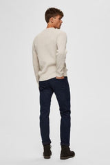 Selected Homme Super Stretch Straight Fit Jeans - Dark Blue