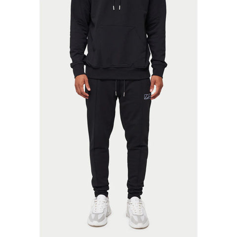 The Couture Club Box Print Slim Fit Joggers - Black