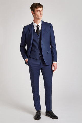 Ted Baker 2 Piece Slim Fit Blue Suit